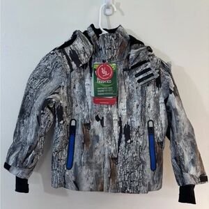 Reima Kids’ Wheeler Reimatec Winter Ski Snowboard Outdoor Jacket 5Y5T Soft Black